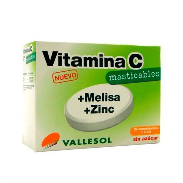 Vallesol C vitamīns + citronmelisa + cinks 24 tabletes