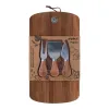 Alpina - Cheese serving set, wooden board, 32x17.5 cm, + 3 knives