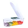 Alpina - Mandoline / multifunctional vegetable slicer with 6 blades 27.5x11x10.8 cm