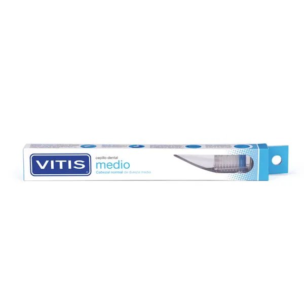 Zobu birste Vitis vidējs Zils