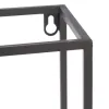 Plaukti 36 x 12 x 36 cm Melns Bronza Metāls