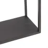 Lentyna 36 x 12 x 36 cm Juoda Auksinis Metalinis