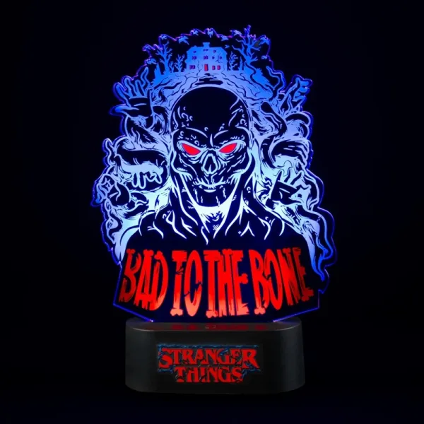 Stranger Things - Bad To The Bone LED night lamp (16 x 24 cm)