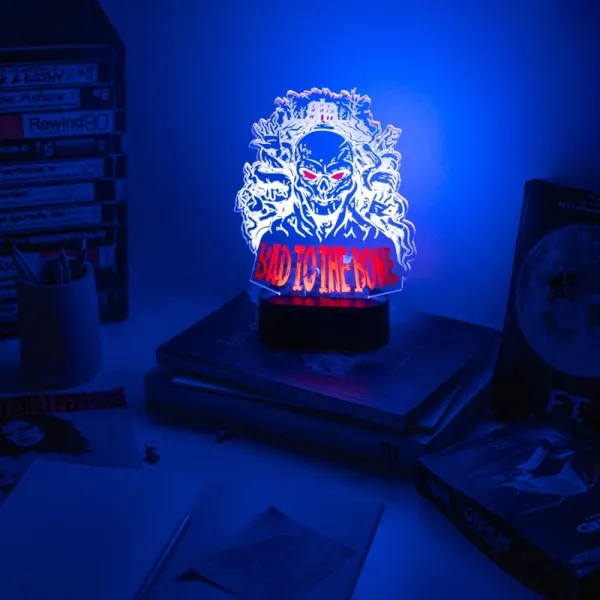 Stranger Things - Bad To The Bone LED night lamp (16 x 24 cm)