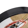 Sieninis laikrodis 30,5 x 4,3 x 30,5 cm Stiklas Auksinis Balta PVC