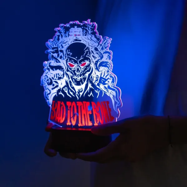 Stranger Things - Bad To The Bone LED night lamp (16 x 24 cm)