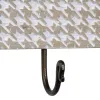 Wall mounted coat hanger 38 x 7 x 17 cm Metalli Puu