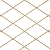 Shelve 51 x 14 x 51 cm Natural Golden Metal Wood