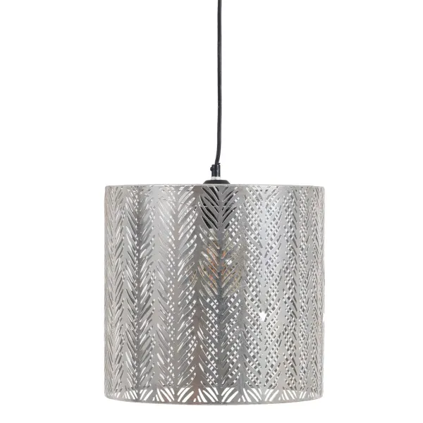 griestu gaismas 29,5 x 29,5 x 30 cm Melns Metāls Sudrabs Dzelzs 220 V 240 V