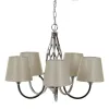 Laevalgusti Ø 14 cm 36 x 36 x 110 cm Metall Hõbe