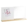 Wall mirror White Natural 50,4 x 7 x 25,4 cm