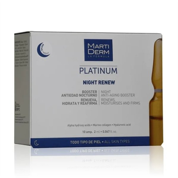 Ampulas Martiderm Platinum Night Renew