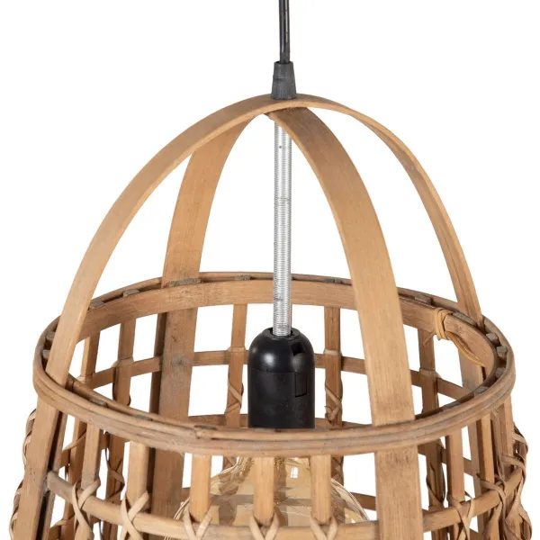Pakabinamas apšvietimas 33,5 x 33,5 x 48,5 cm Natūralus Bambukas 220 V 240 V 60 W