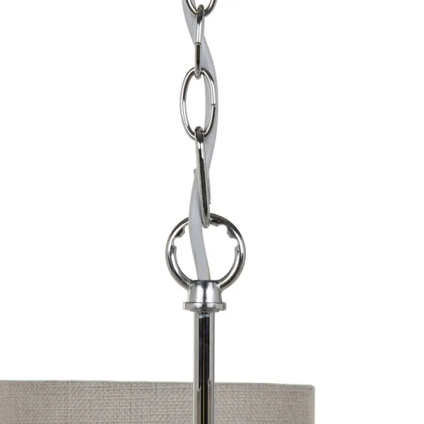 Pakabinamas apšvietimas 58 x 58 x 73 cm Metalinis Sidabras Ø 16 cm