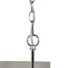Pakabinamas apšvietimas 58 x 58 x 73 cm Metalinis Sidabras Ø 16 cm