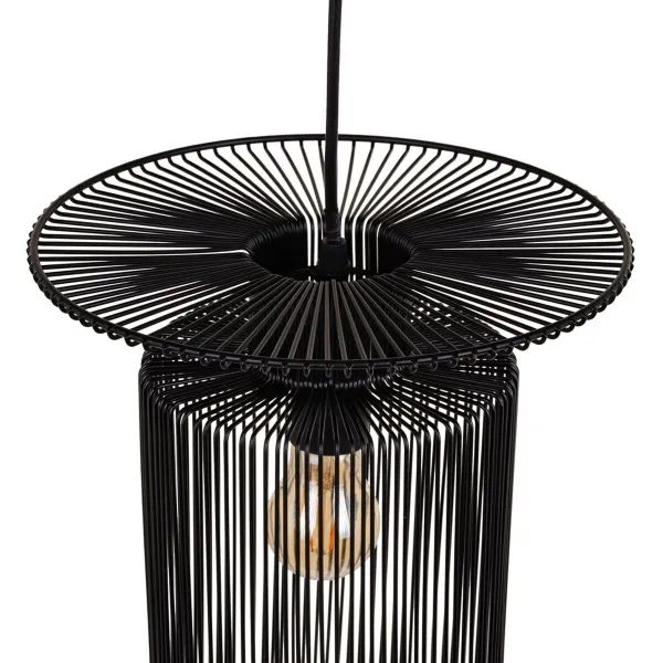 Потолочный светильник 27 x 27 x 30,5 cm Чёрный Железо Ø 27 cm