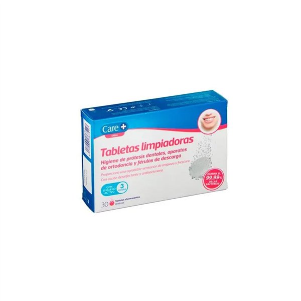 Таблетки для чистки зубных протезов Care+ Stada Dentures Dentures 30 таблеток Eferv
