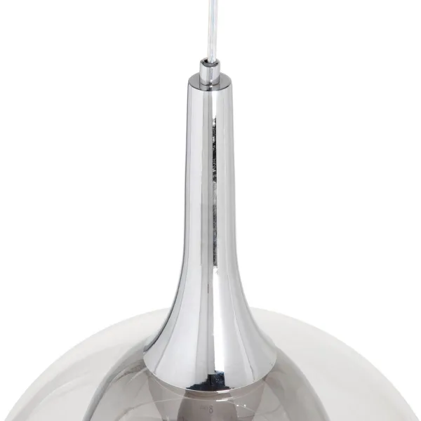 griestu gaismas Hierro/Cristal Stikls Pelēks Metāls 220 V 30 x 30 x 50 cm 240 V