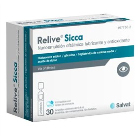 Koe uudelleen Sicca 30 Blíster