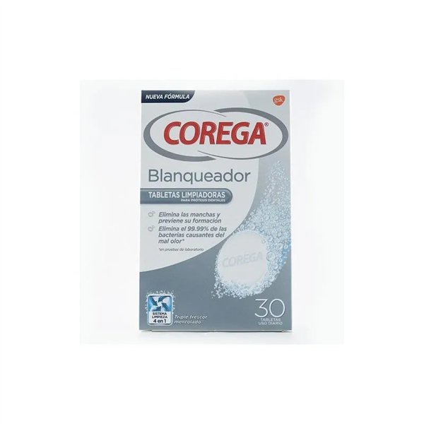 Gsk Corega™ Blanqueador 30 Tabletas putojantis
