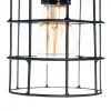 Ceiling Light 12 x 12 x 27 cm Natural Golden Wood Iron 220 V Mango wood 240 V