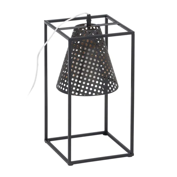 Pöytälamppu Musta Kullattu Metalli Rauta 60 W 220 V 240 V 220 -240 V 20 x 20 x 42 cm