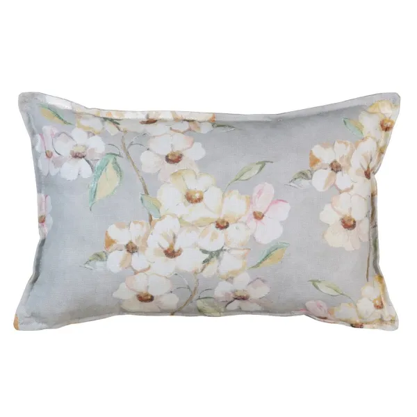 spilvens Цветы 100% kokvilnas 45 x 30 cm
