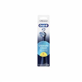Oral-B iO Ultimate Clean Black Replacement Heads 4 Pack