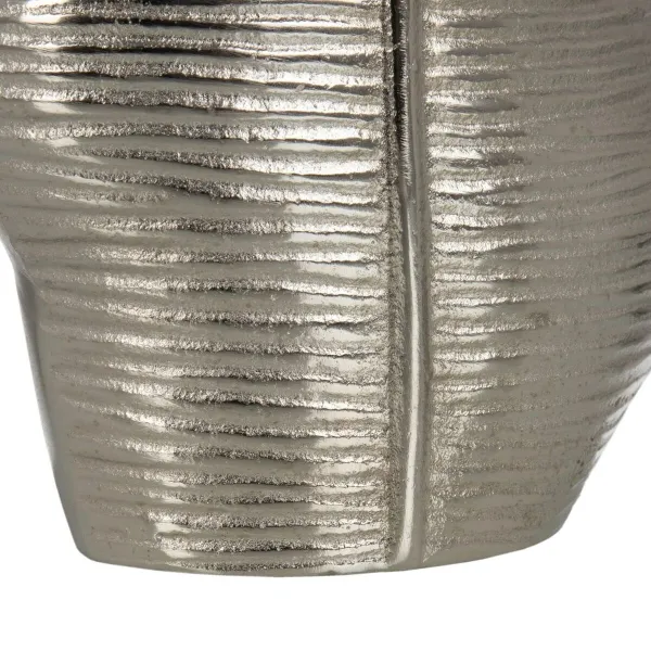 Maljakko Metalli Hopea 17 x 9 x 44 cm