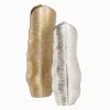 Maljakko Metalli Hopea 17 x 9 x 44 cm