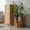 Кувшин Натуральный 12 x 12 x 40 cm Натуральное волокно