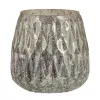 Kynttilänjalka Kristalli Harmaa 11 x 11 x 11 cm