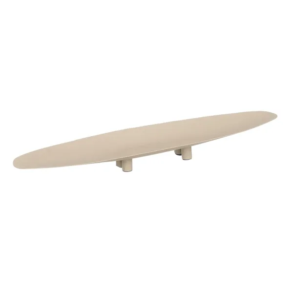 Centerpiece Cream Iron 43,5 x 9,5 x 4 cm