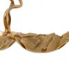 Centerpiece Golden Aluminium 28,5 x 28,5 x 20 cm