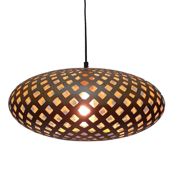Kattolamppu 44 x 44 x 20 cm Kullattu Metalli Kerma