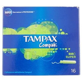 Super tampoonid Tampax Compak 20 Ühikut