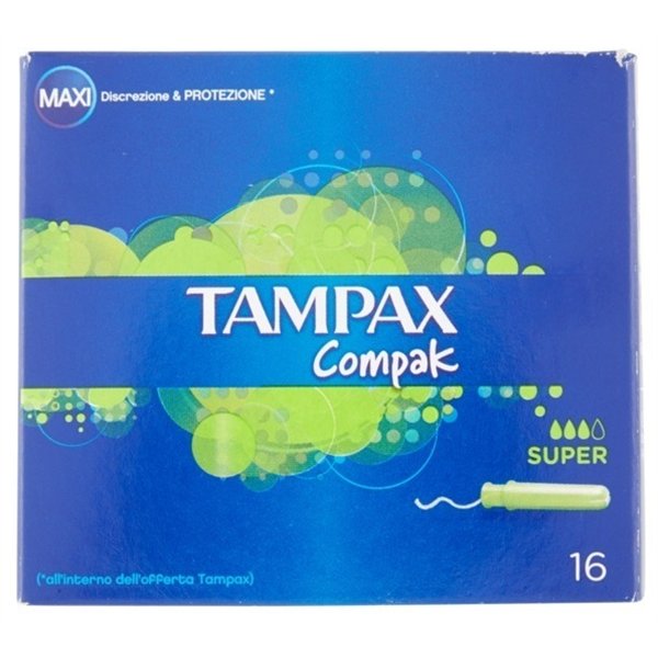 Super Tamponi Tampax Compak 20 gb.