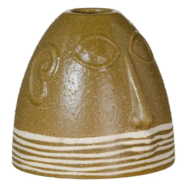 Vāze 18 x 17 x 16 cm Keramika Brūns