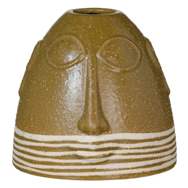 Vāze 18 x 17 x 16 cm Keramika Brūns