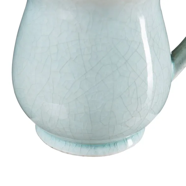 Maljakko 20 x 15 x 17,5 cm Keraminen Turkoosi