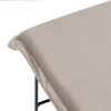 Pehmustettu istuin Synteettinen kangas Beige Metalli 40 x 40 x 35 cm