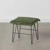Fotelis Sintetinis audinys Metalinis 40 x 40 x 35 cm Šviesiai žalia