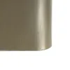 Вспомогательный стол 50,5 x 50,5 x 51 cm Стеклянный Чёрный Позолоченный Металл