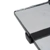 Šoninis staliukas 41 x 32 x 59 cm Stiklas Juoda Metalinis