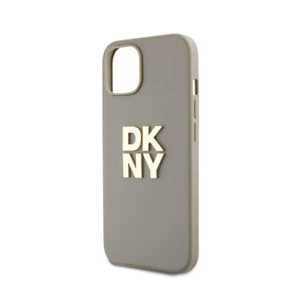 DKNY Wrist Strap Stock Logo - Case for iPhone 15 / 14 / 13 (Beige)