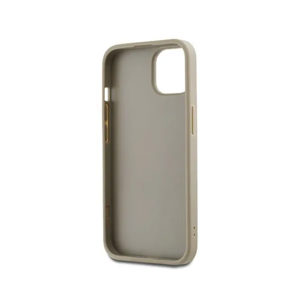 DKNY Wrist Strap Stock Logo - Case for iPhone 15 / 14 / 13 (Beige)