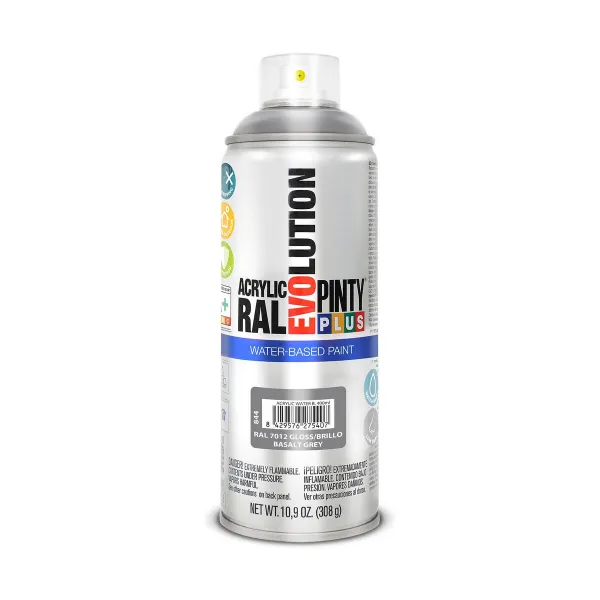 Smidzināma krāsa Pintyplus Evolution RAL  7012 400 ml Ūdens bāze Basalt Grey