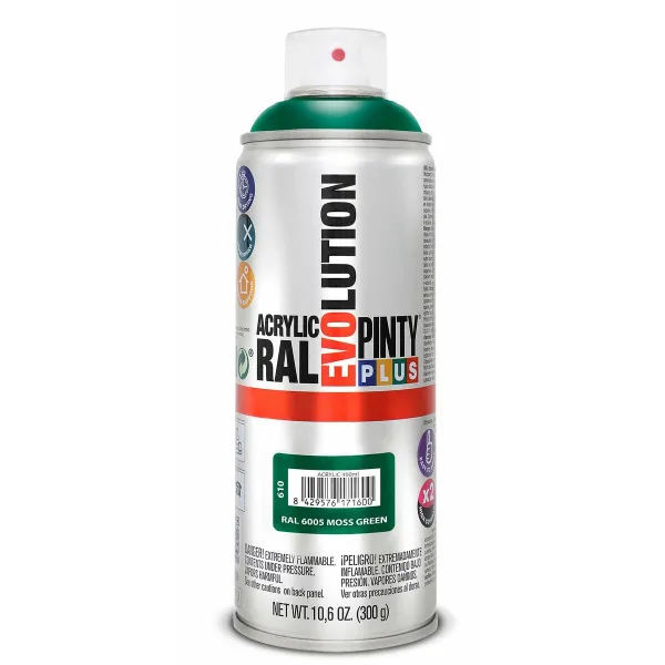 Pihustivärv Pintyplus Evolution RAL 6005 400 ml Moss Green