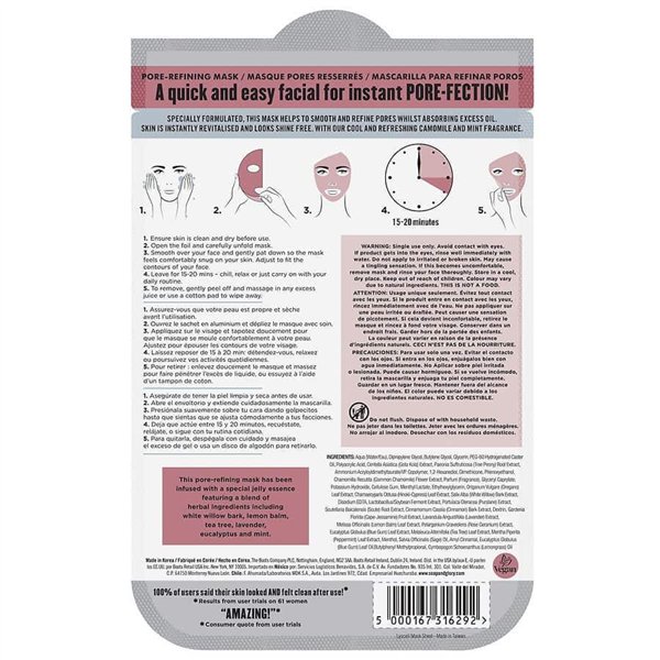 Soap & Glory The Fab Pore Skin-Smoothing Pore-Refining Sheet Mask