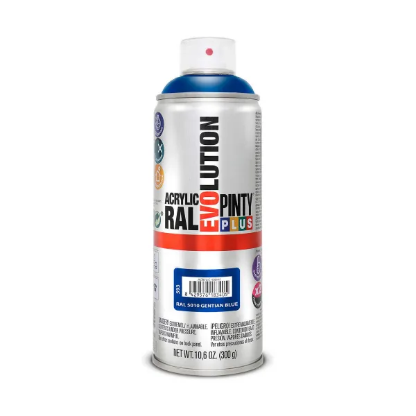 Pihustivärv Pintyplus Evolution RAL 5010 400 ml Gentian Blue